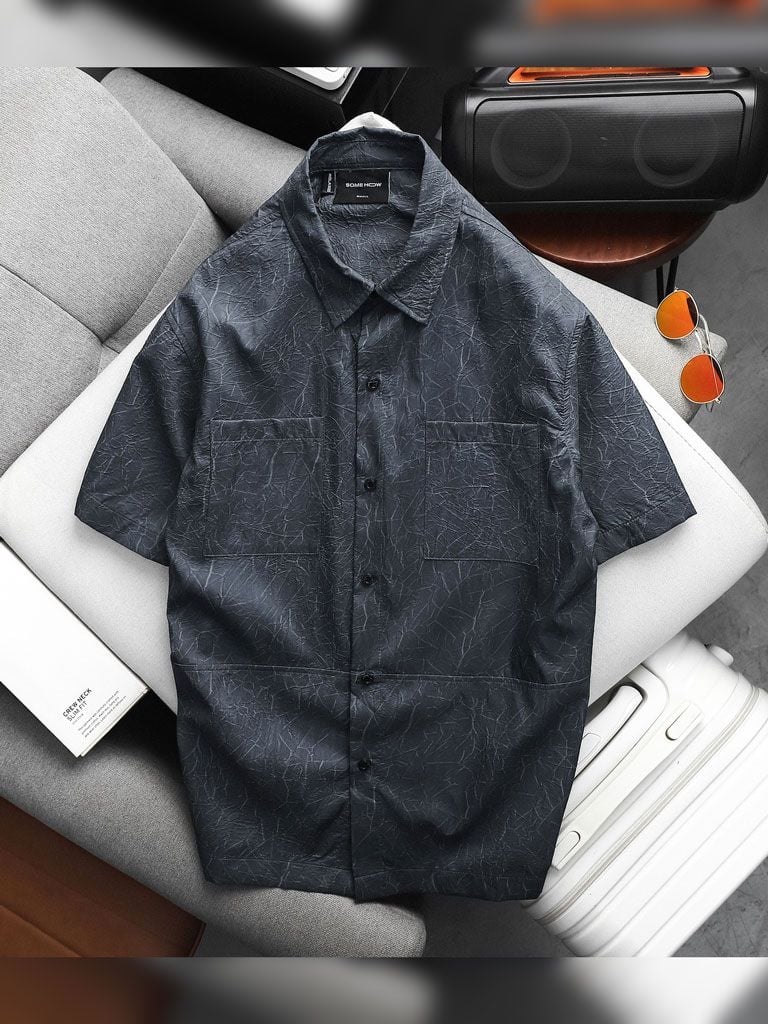 Áo Sơ Mi Relaxed Line Pattern