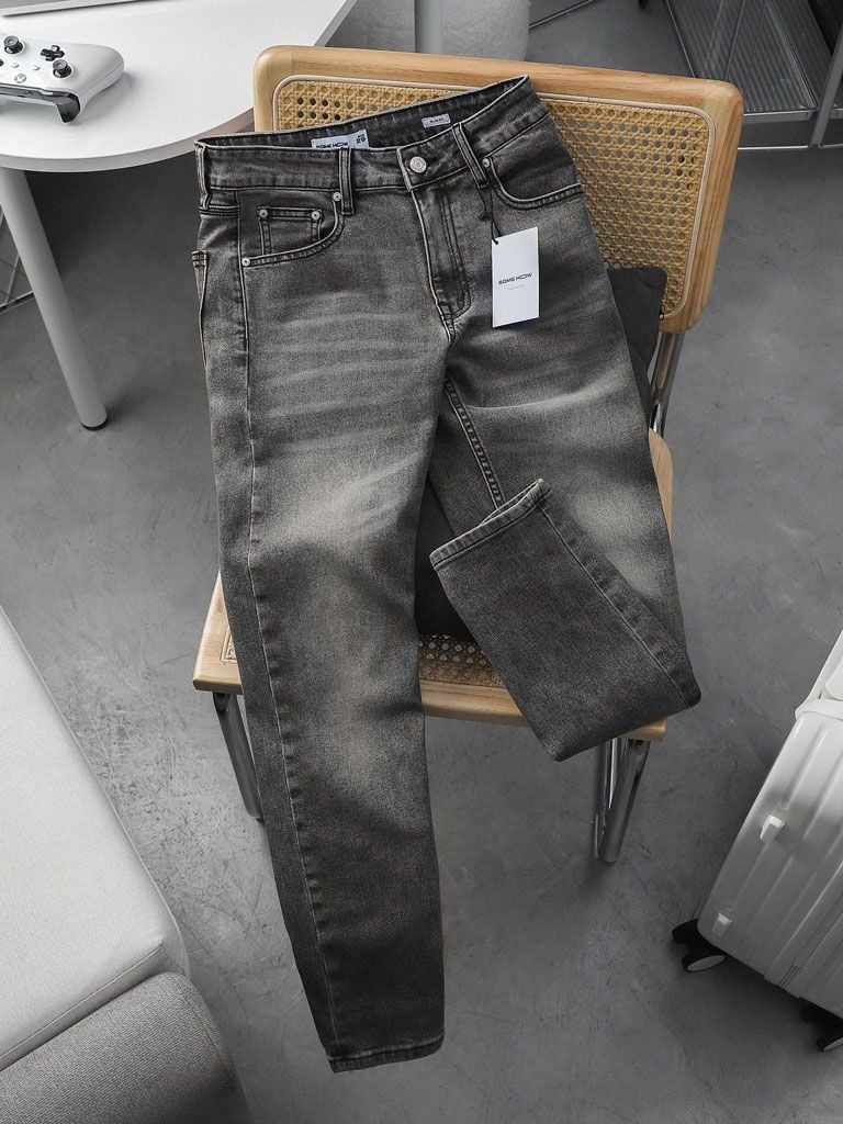 Quần Jean Slim Smoke Gray