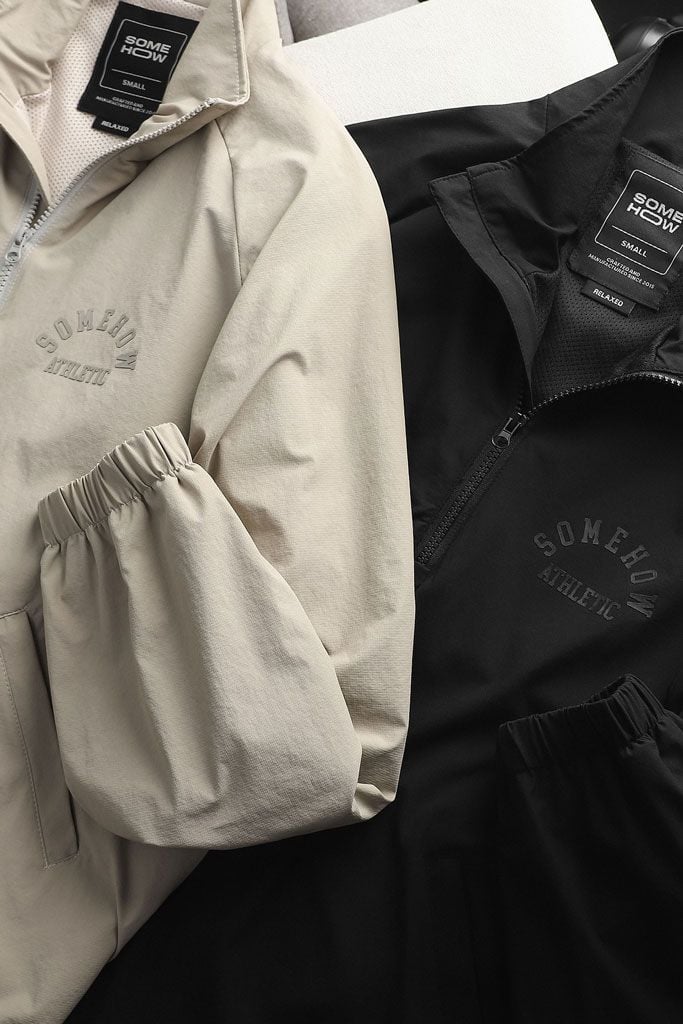 Áo Khoác Halfzip Parachute