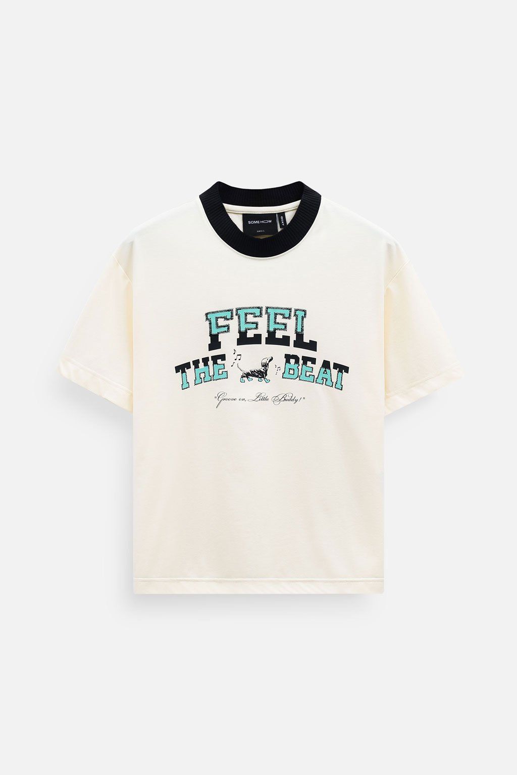 Áo Thun Boxy Cool Fab Feel The Beat