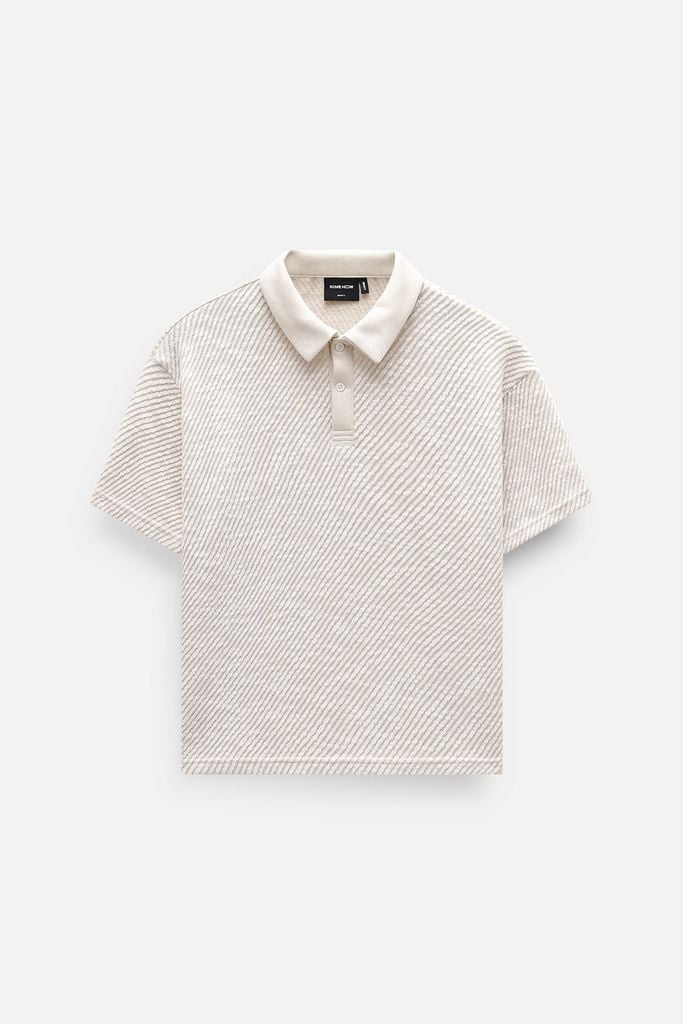  Áo Polo Boxy Diagline Colors 