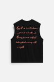Áo Tanktop Boxy Wordings