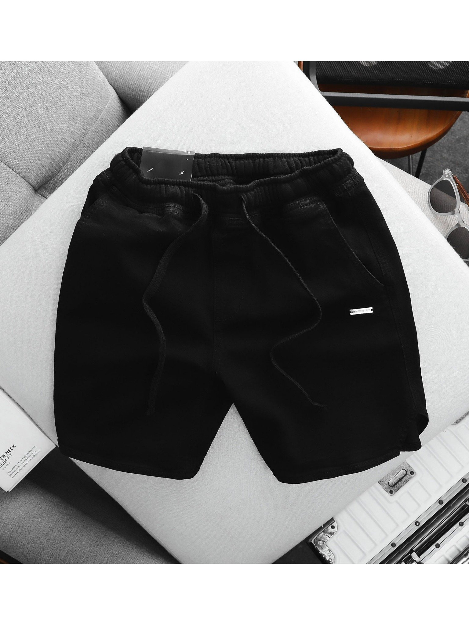 Quần Short Relaxed Premium Black