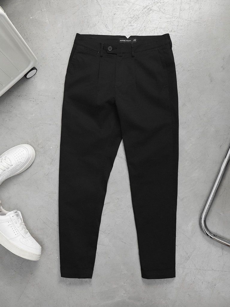 Quần Kaki Vback Black Beige