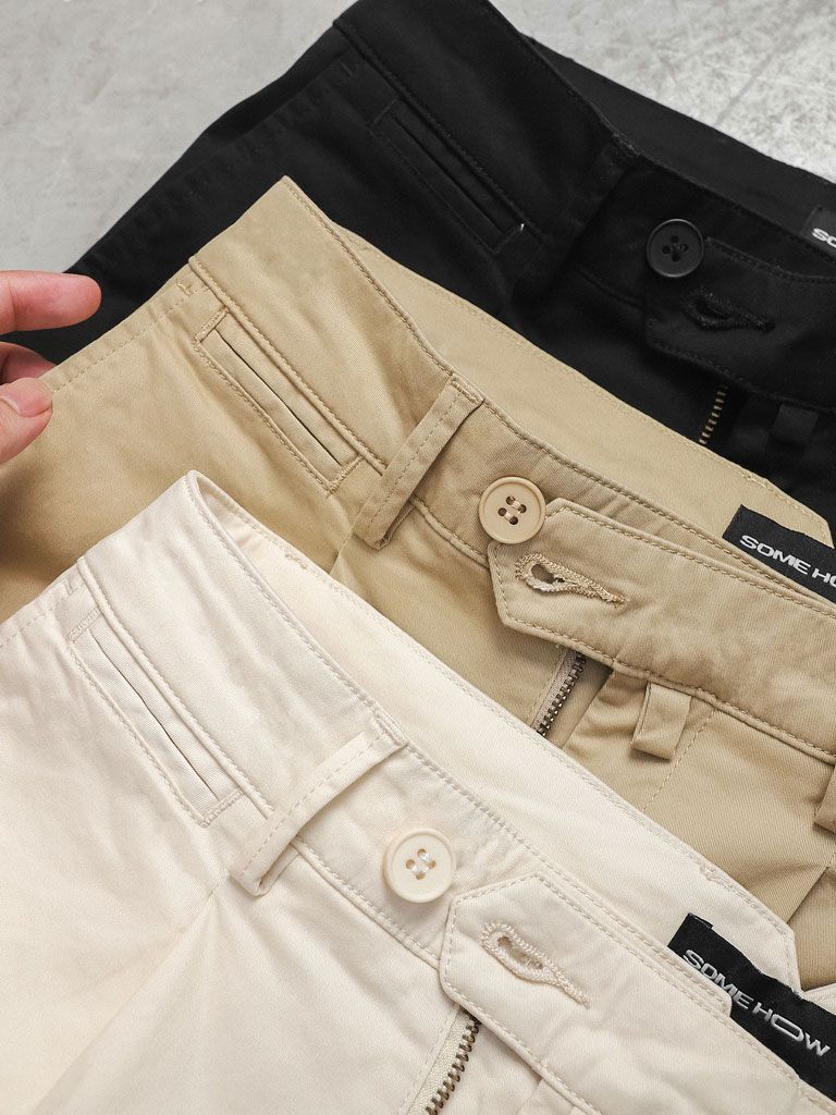 Quần Kaki Vback Black Beige