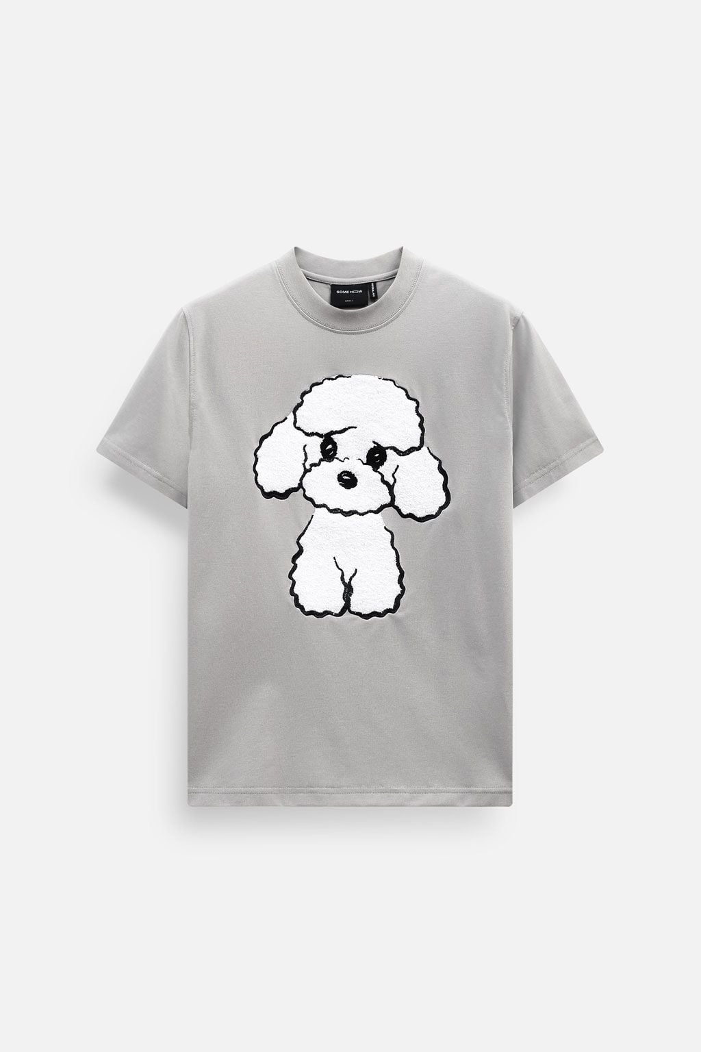 Áo Thun Regular Cool Fab White Poodle