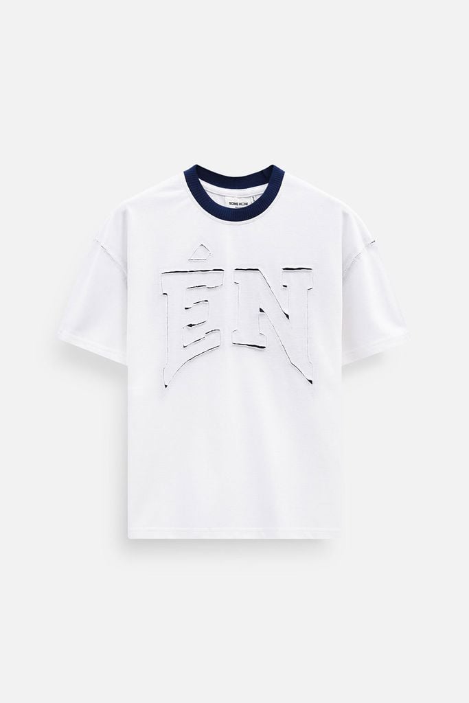  Áo Thun Oversize Lazer Thêu Đắp * Én Col 25 