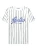 Áo Thun Baseball Stripes Blue White