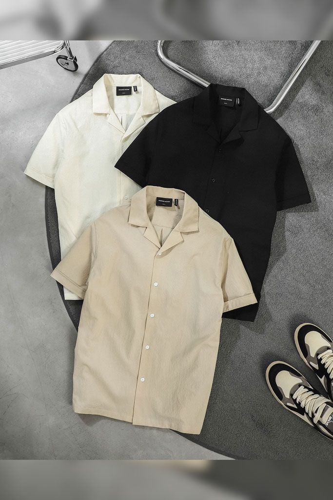Áo Sơ Mi Cuban Basic 3 Colors
