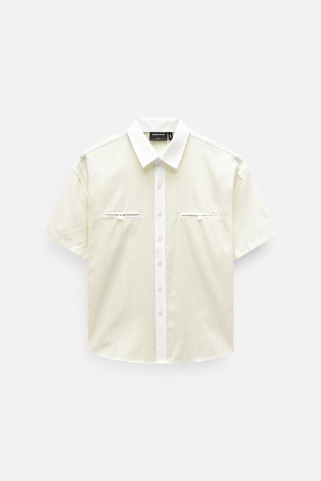 Áo Sơ Mi Boxy Stripes Hidden