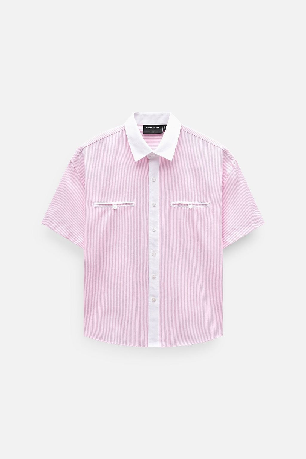 Áo Sơ Mi Boxy Stripes Hidden