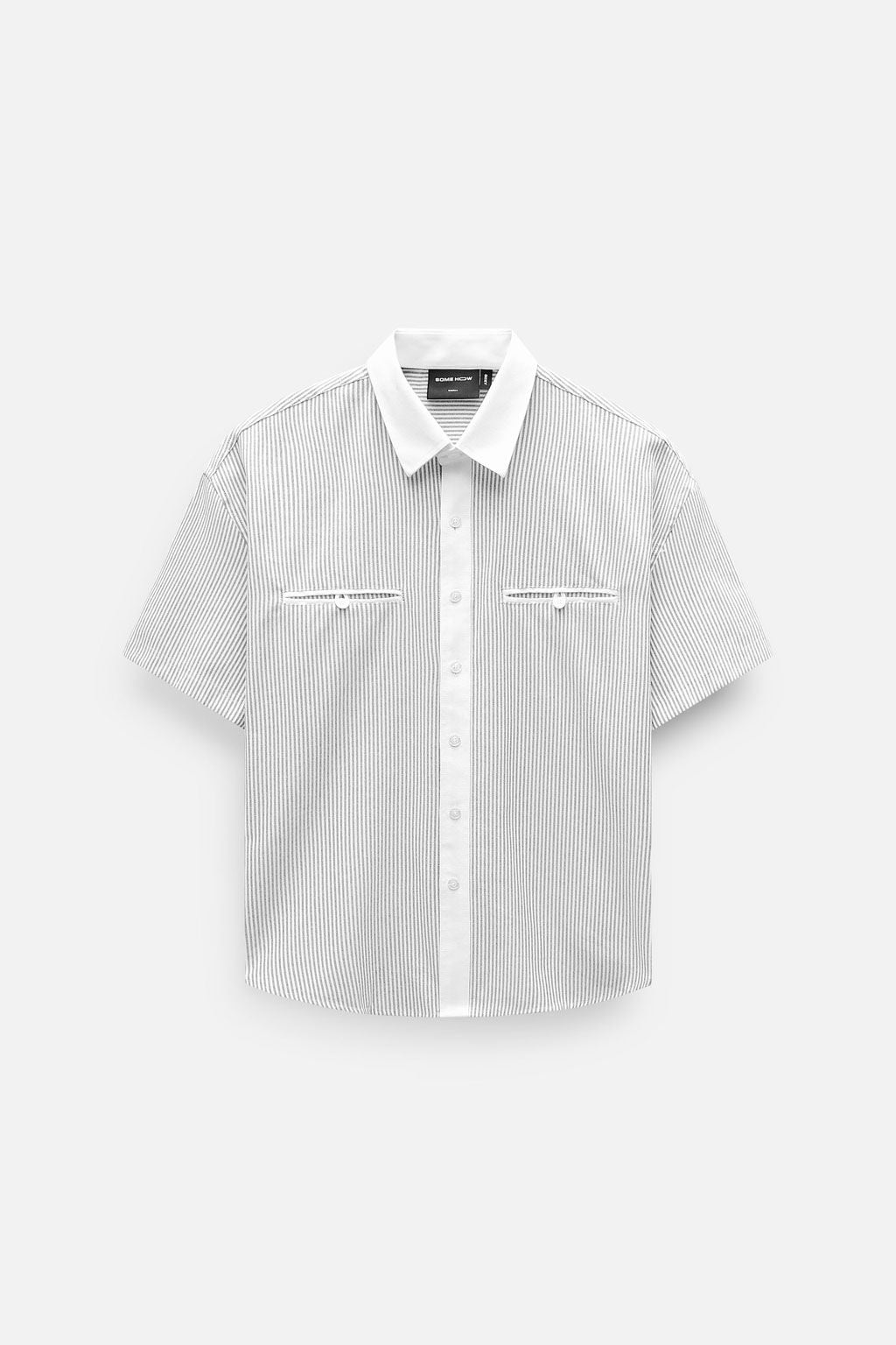 Áo Sơ Mi Boxy Stripes Hidden