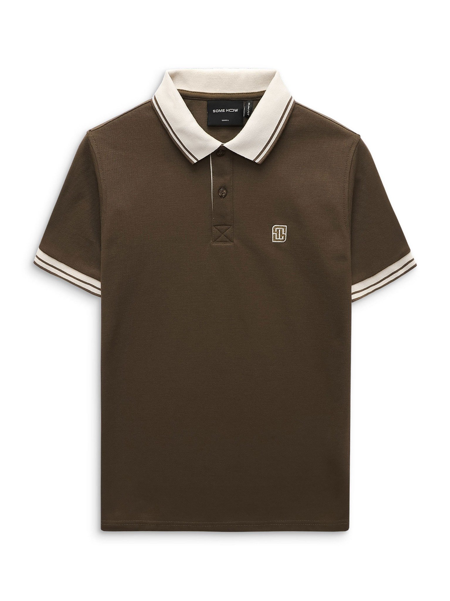 Áo Polo Brown Lineon