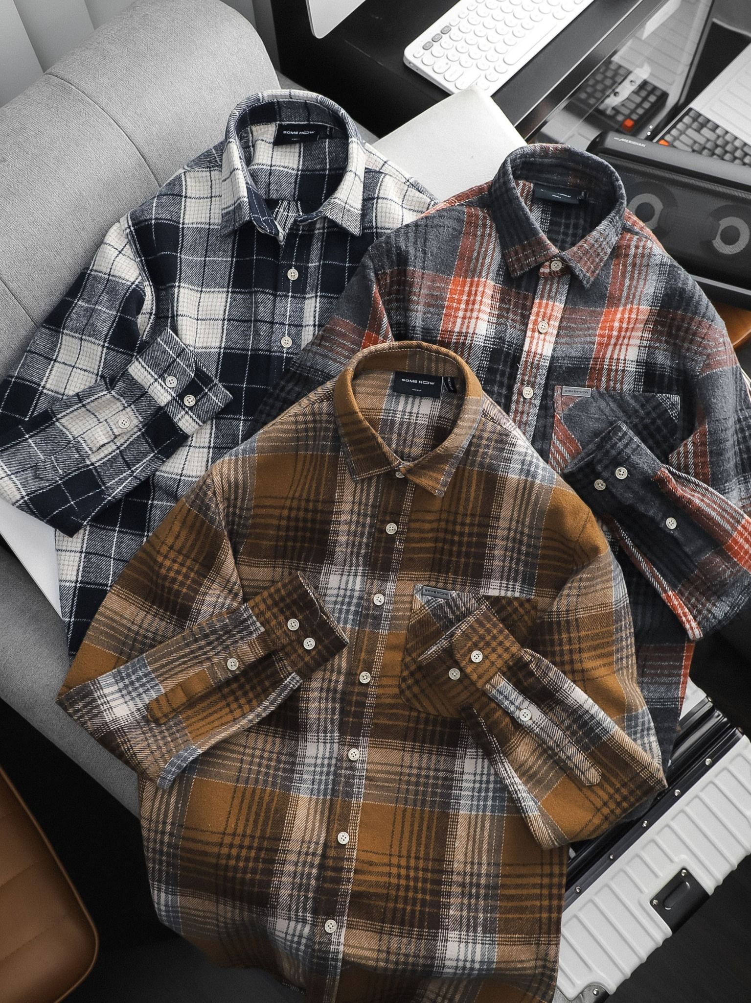 Áo Sơ Mi Caro Iconic Steel