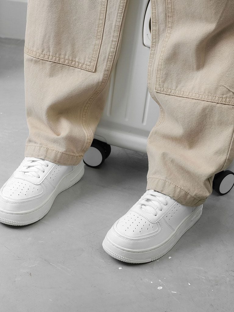 Quần Jean Straight Frontab Black Cream Camplife