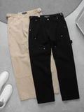 Quần Jean Straight Frontab Black Cream Camplife