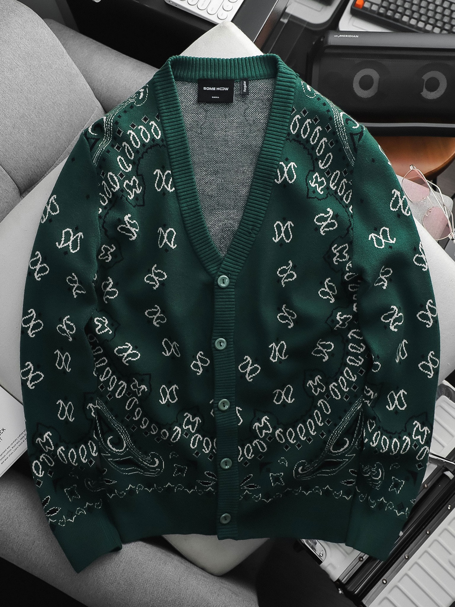 Áo Khoác Cardigan Knit
