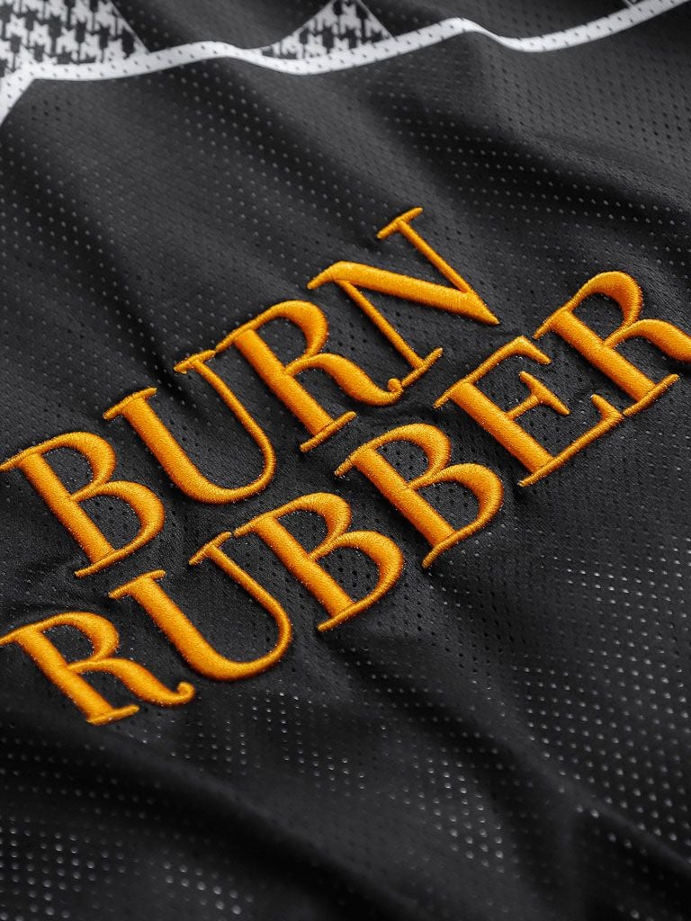 Áo Thun Racing Burn Rubber Black