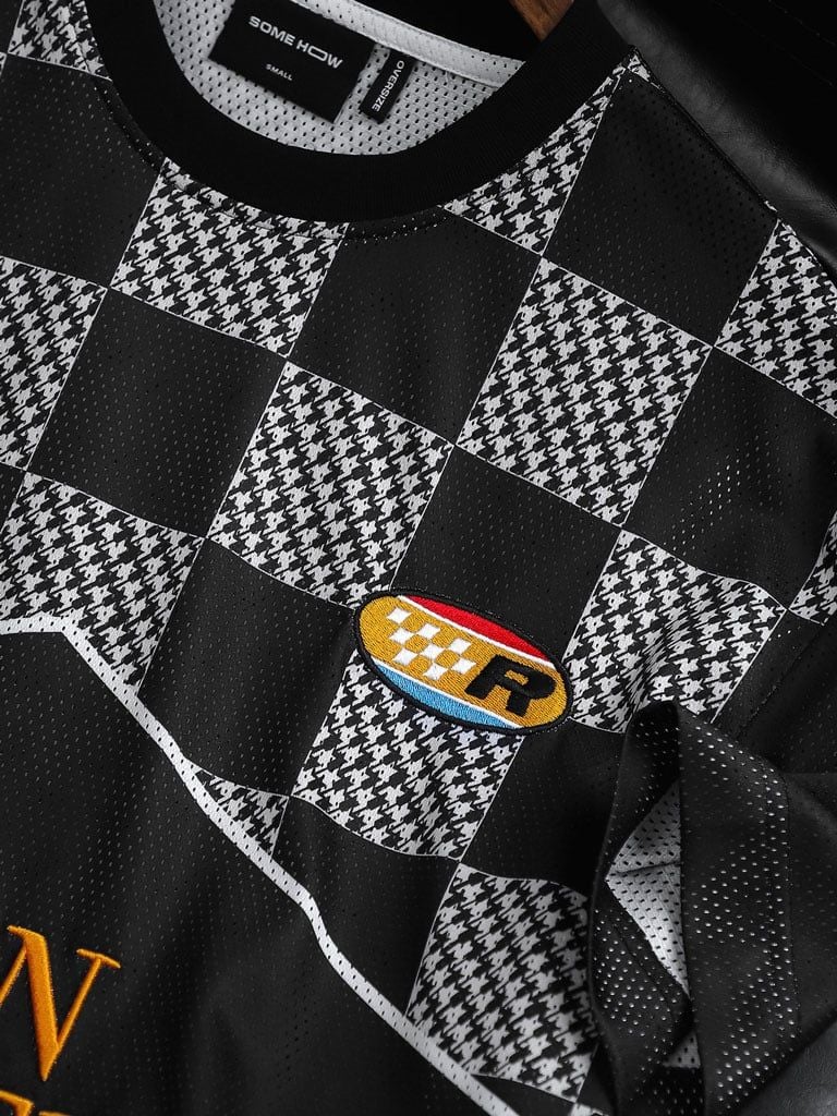 Áo Thun Racing Burn Rubber Black