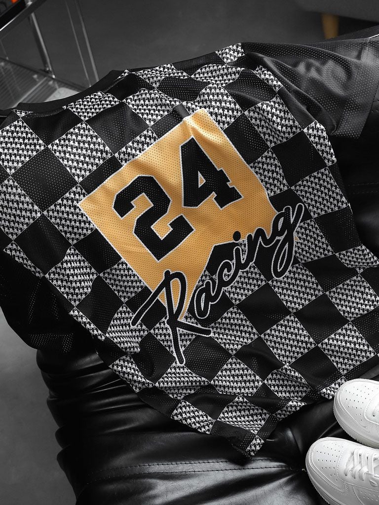 Áo Thun Racing Burn Rubber Black