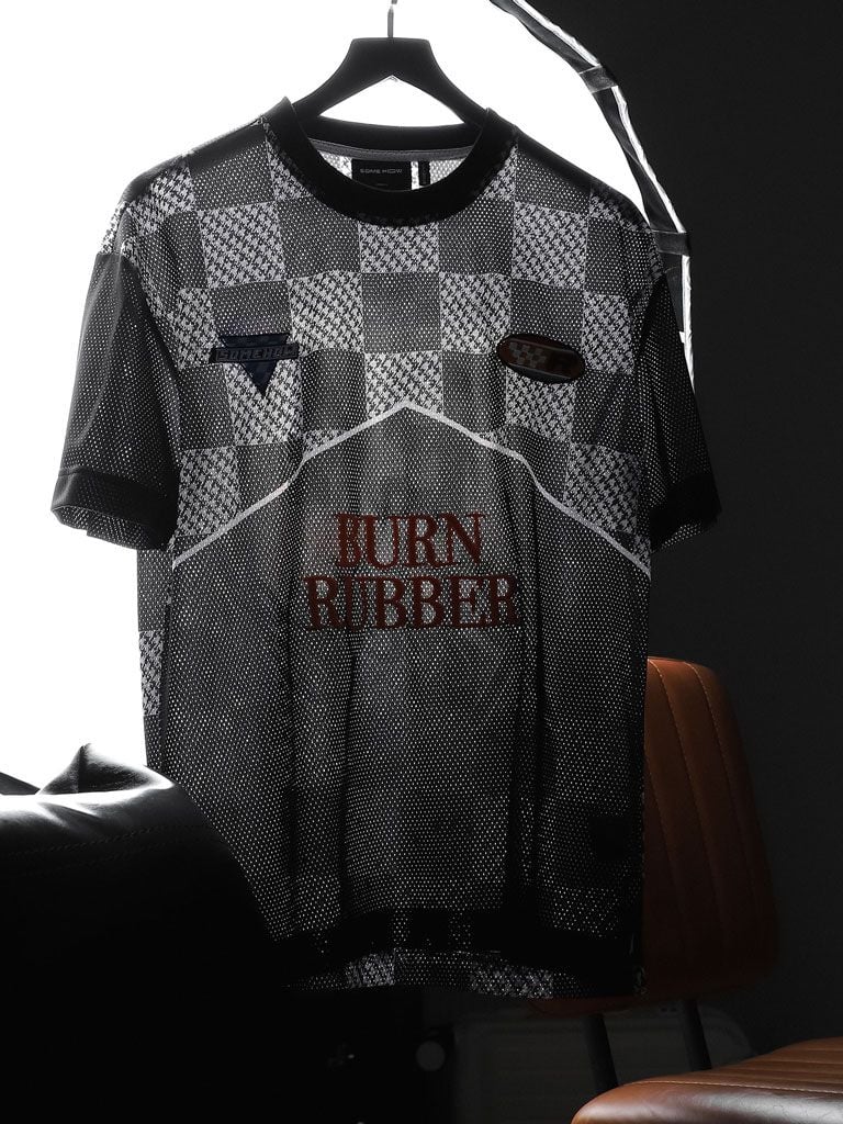 Áo Thun Racing Burn Rubber Black