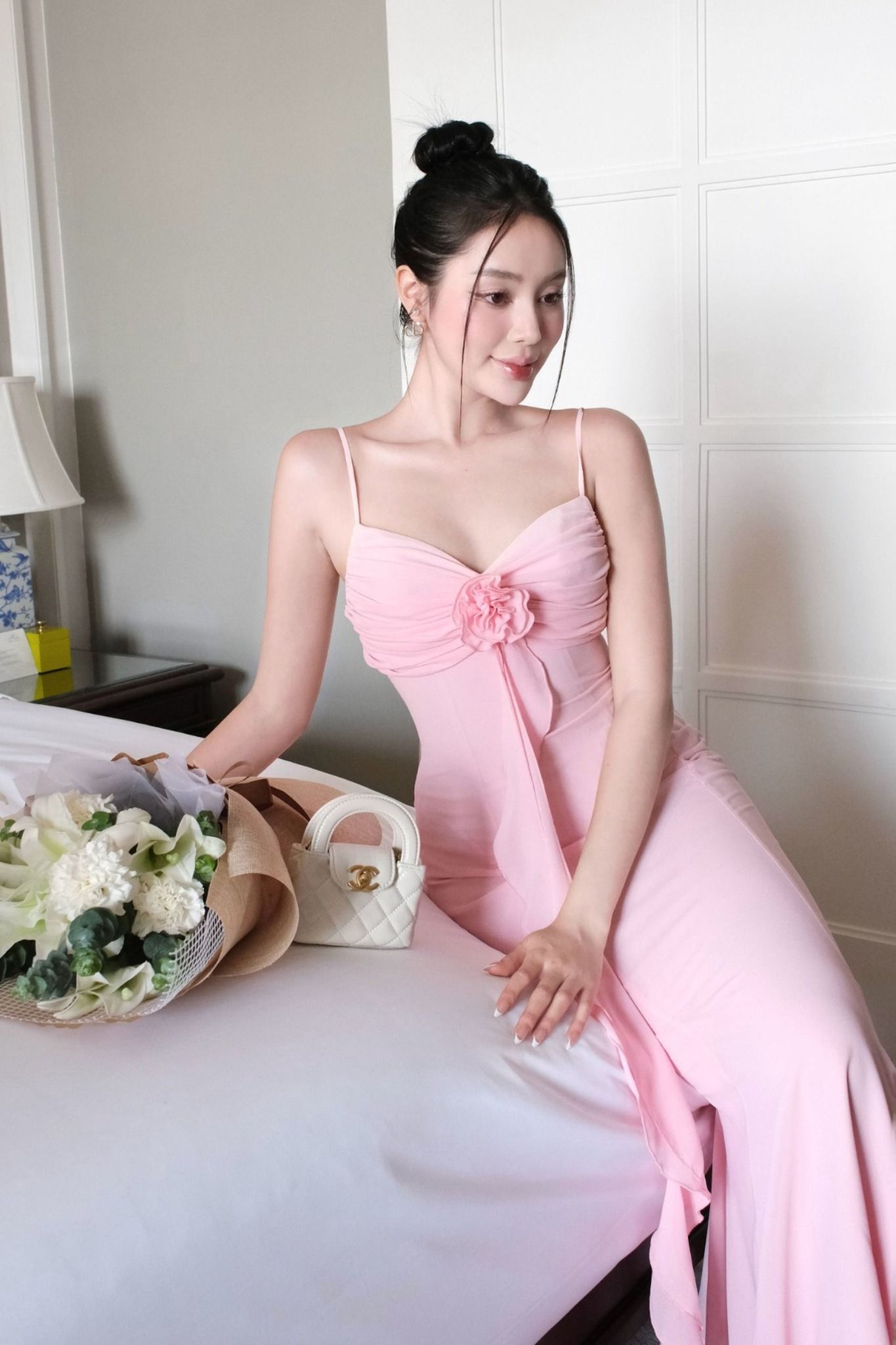 Đầm Dài Chiffon Scoop