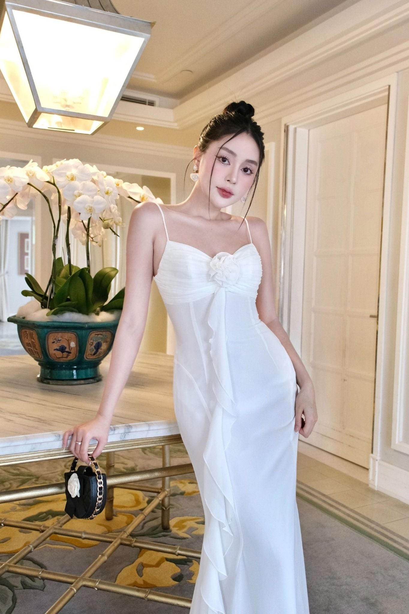 Đầm Dài Chiffon Scoop