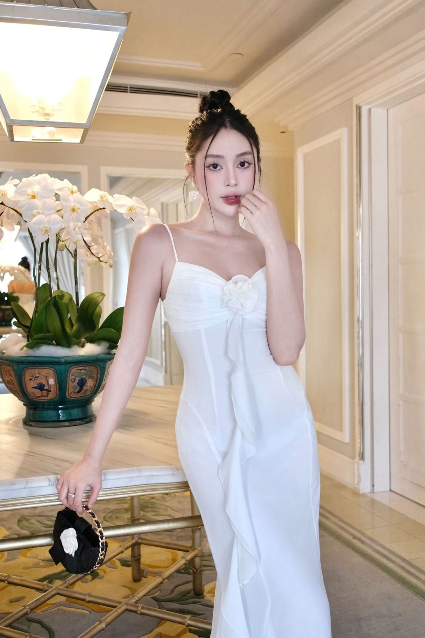 Đầm Dài Chiffon Scoop