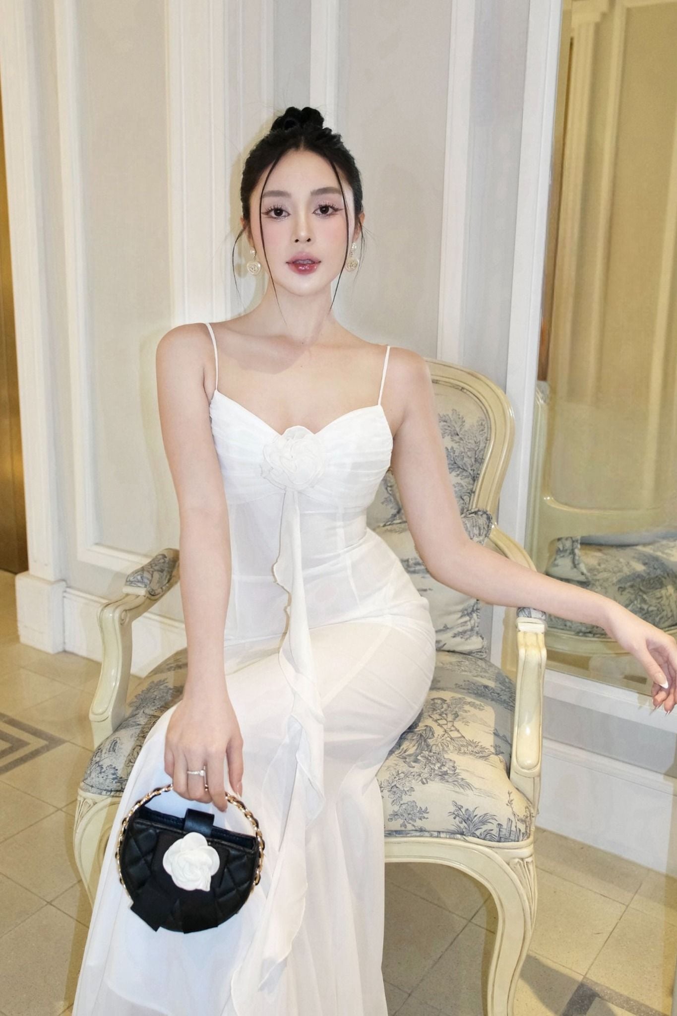 Đầm Dài Chiffon Scoop