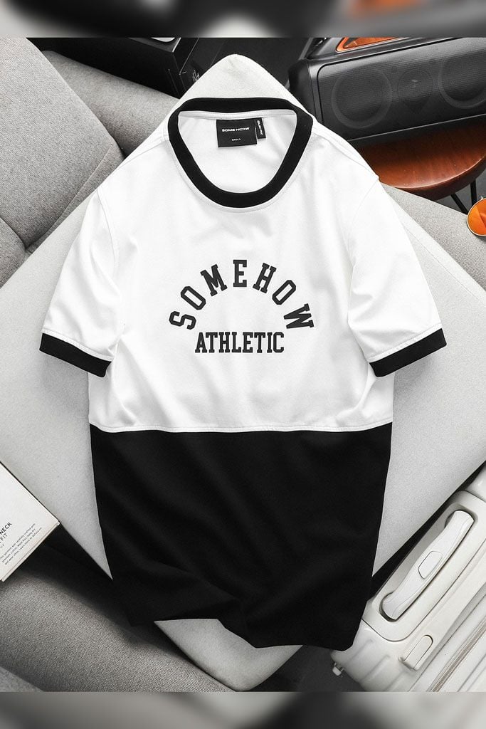 Áo Thun Black White Mix Cool Fab