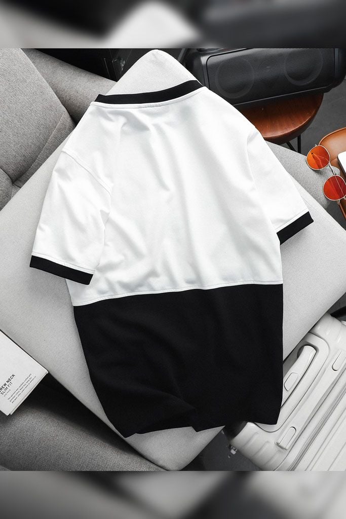 Áo Thun Black White Mix Cool Fab