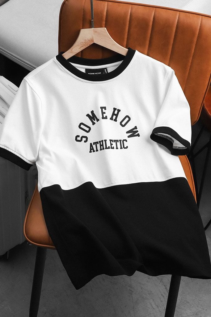 Áo Thun Black White Mix Cool Fab