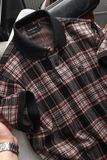 Áo Polo Black Red Checked Mix