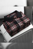 Áo Polo Black Red Checked Mix