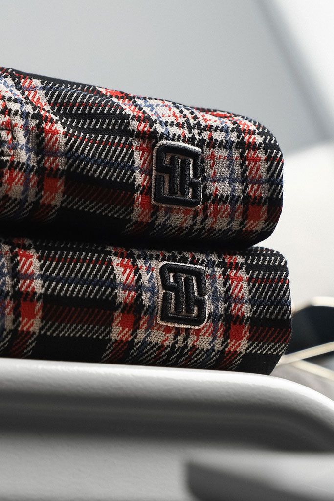 Áo Polo Black Red Checked Mix