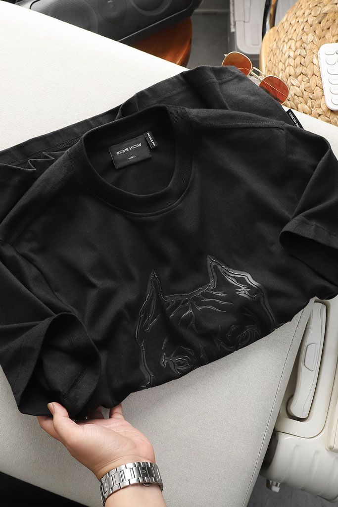 Áo Thun Regular Bullface Black