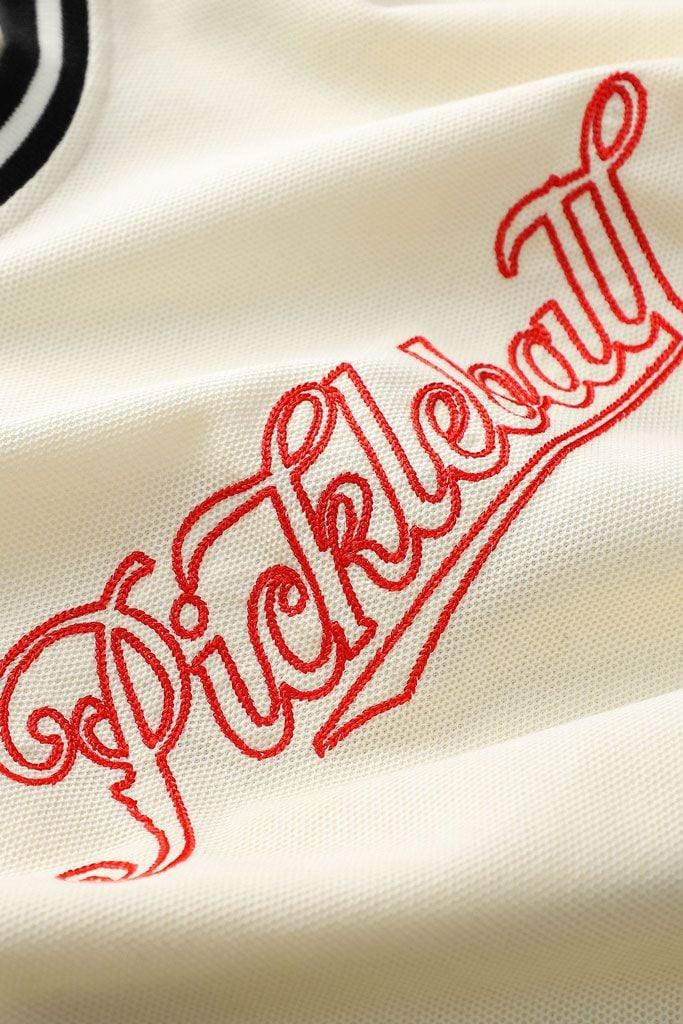 Set T-shirt Beige Short Pickleball