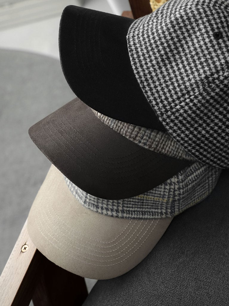 Nón The Checked Beige Cap