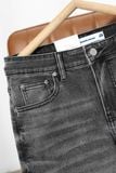 Quần Jean Rayon Slim Faded Black Gray