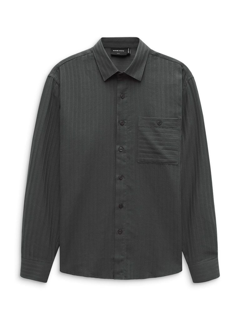 Áo Sơ Mi Relaxed Understripes Linen