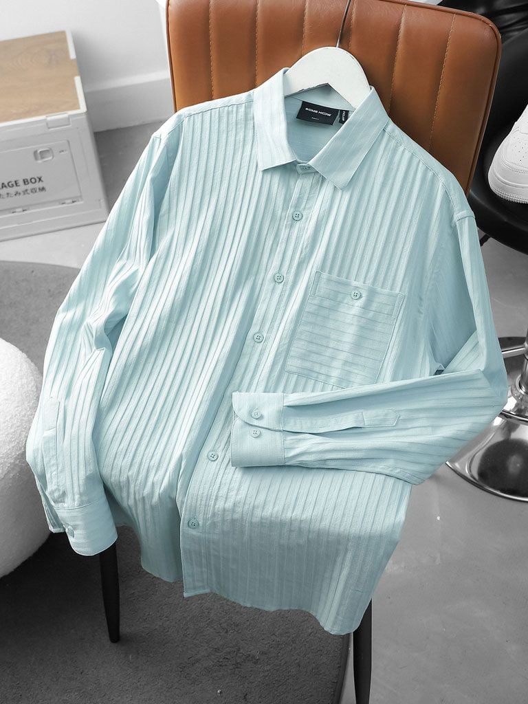Áo Sơ Mi Relaxed Understripes Linen
