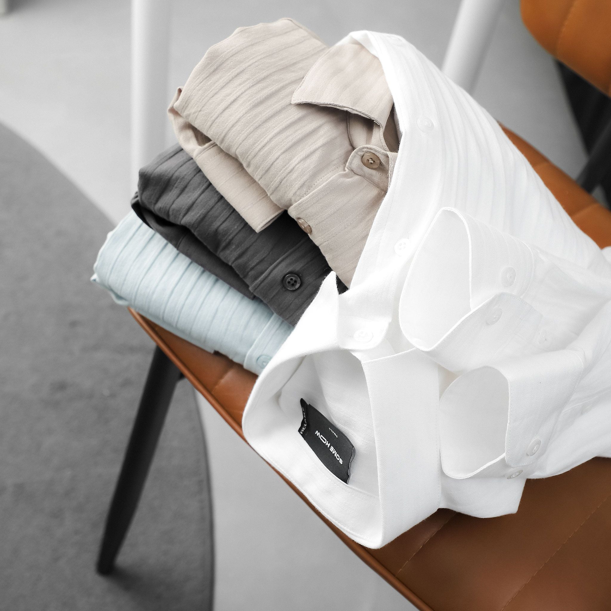 Áo Sơ Mi Relaxed Understripes Linen