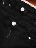 Quần Jean Skinny Lettering Black