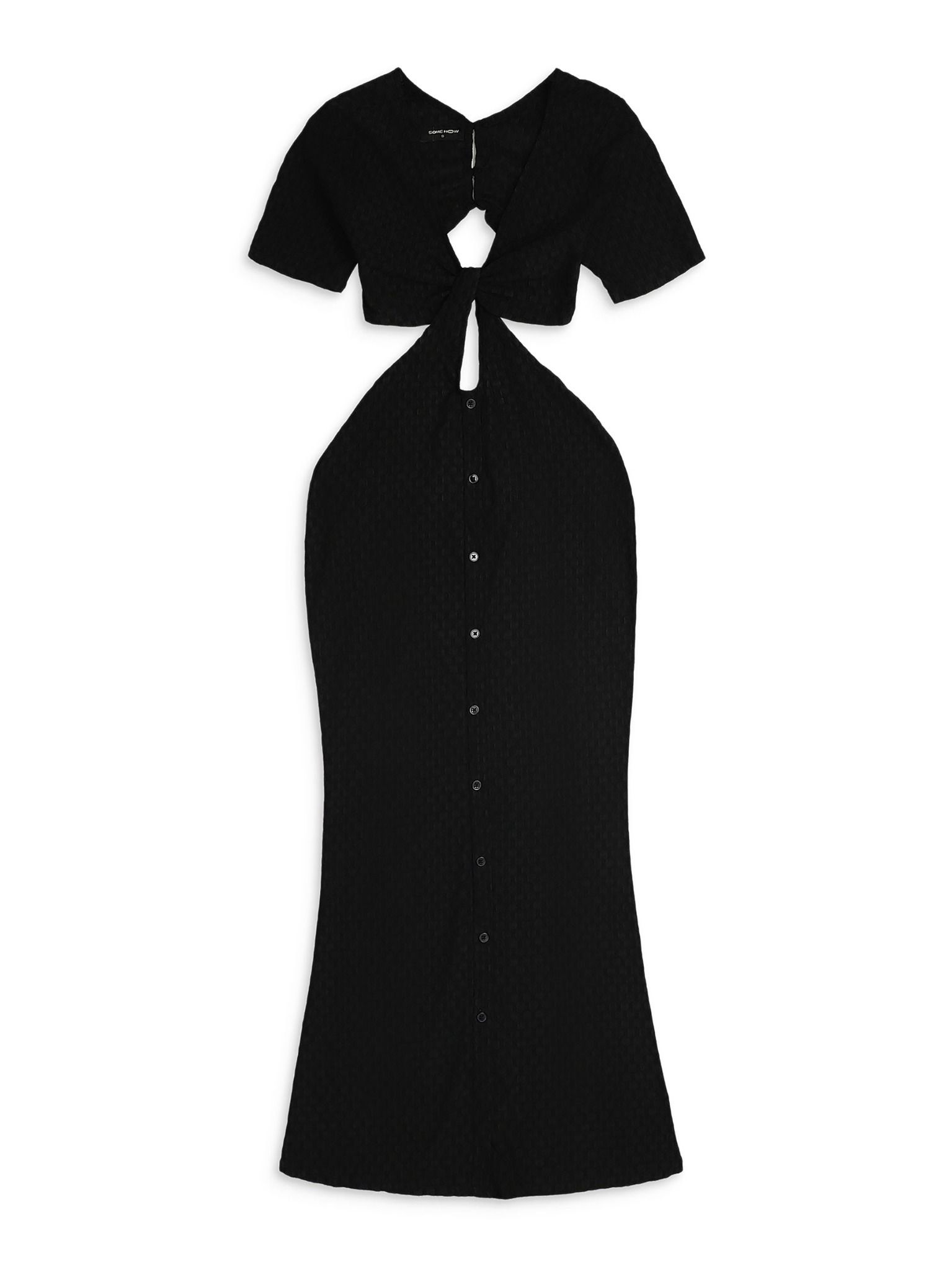 Đầm Dài Twisted Chest Dress