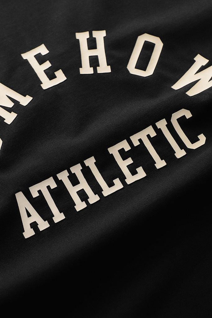 Set T-shirt Short Athletic Black Cafe