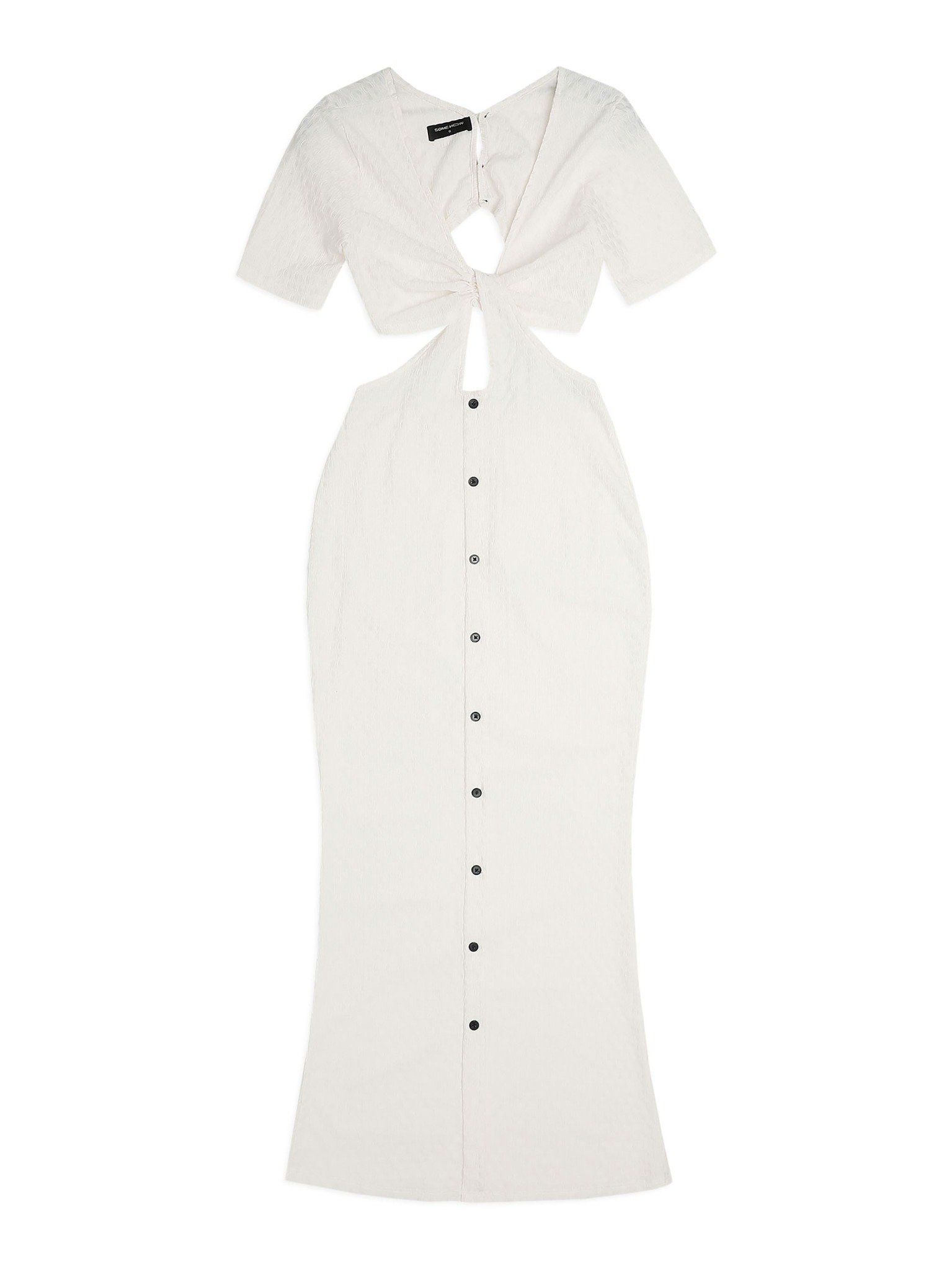 Đầm Dài Twisted Chest Dress