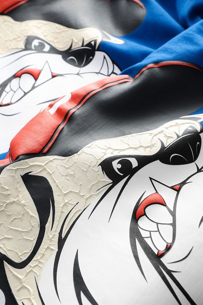 Áo Thun Bulldog Blue