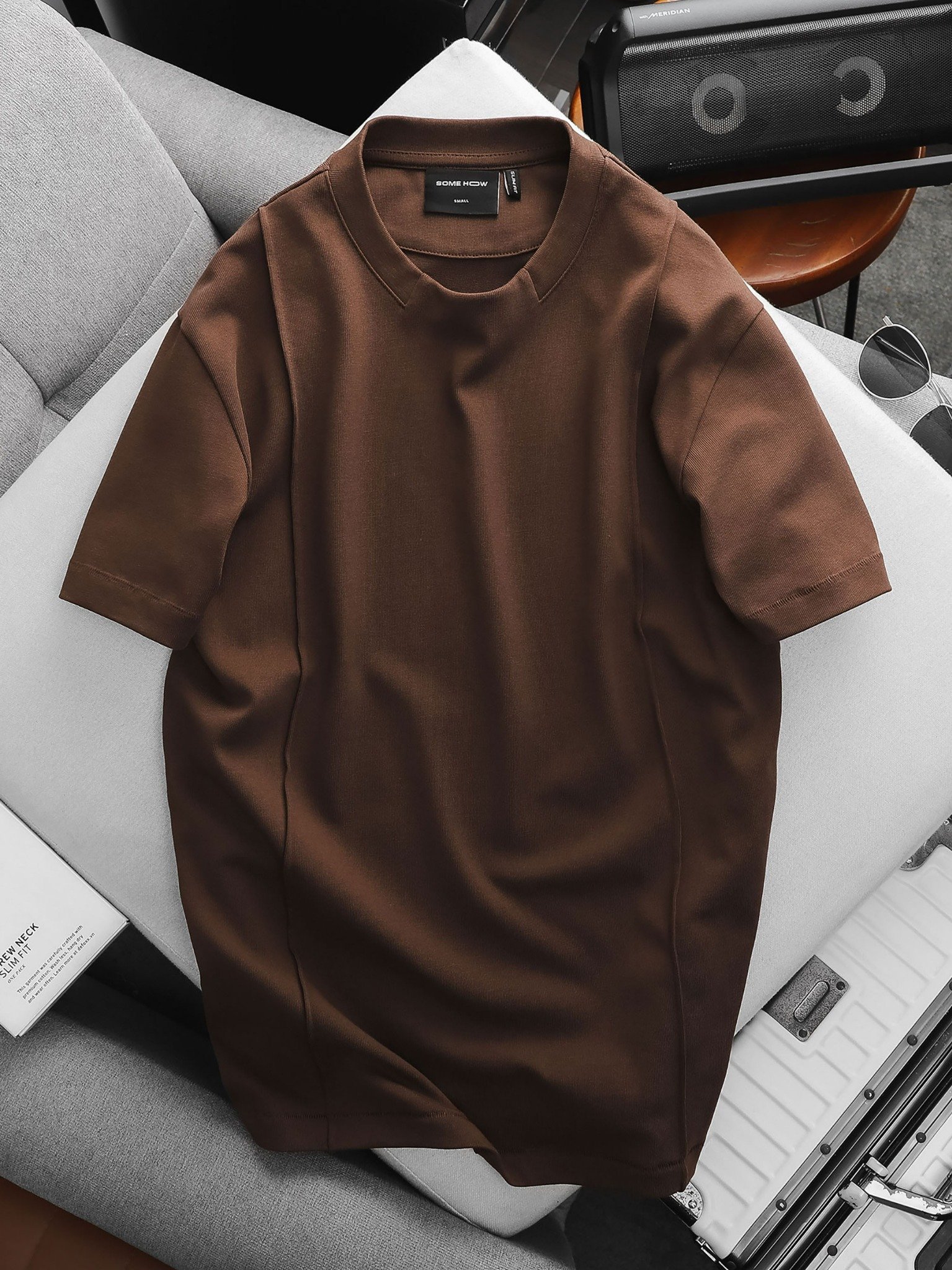 Set Premium Brown T-shirt Pant Options 360GSM