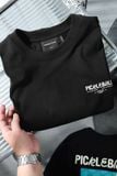 Áo Thun Pickleball Print Black