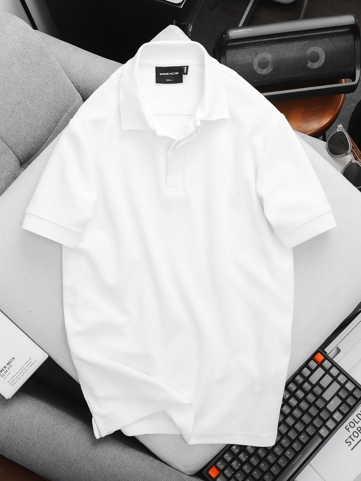 Áo Polo Minisquare Hidden Placket